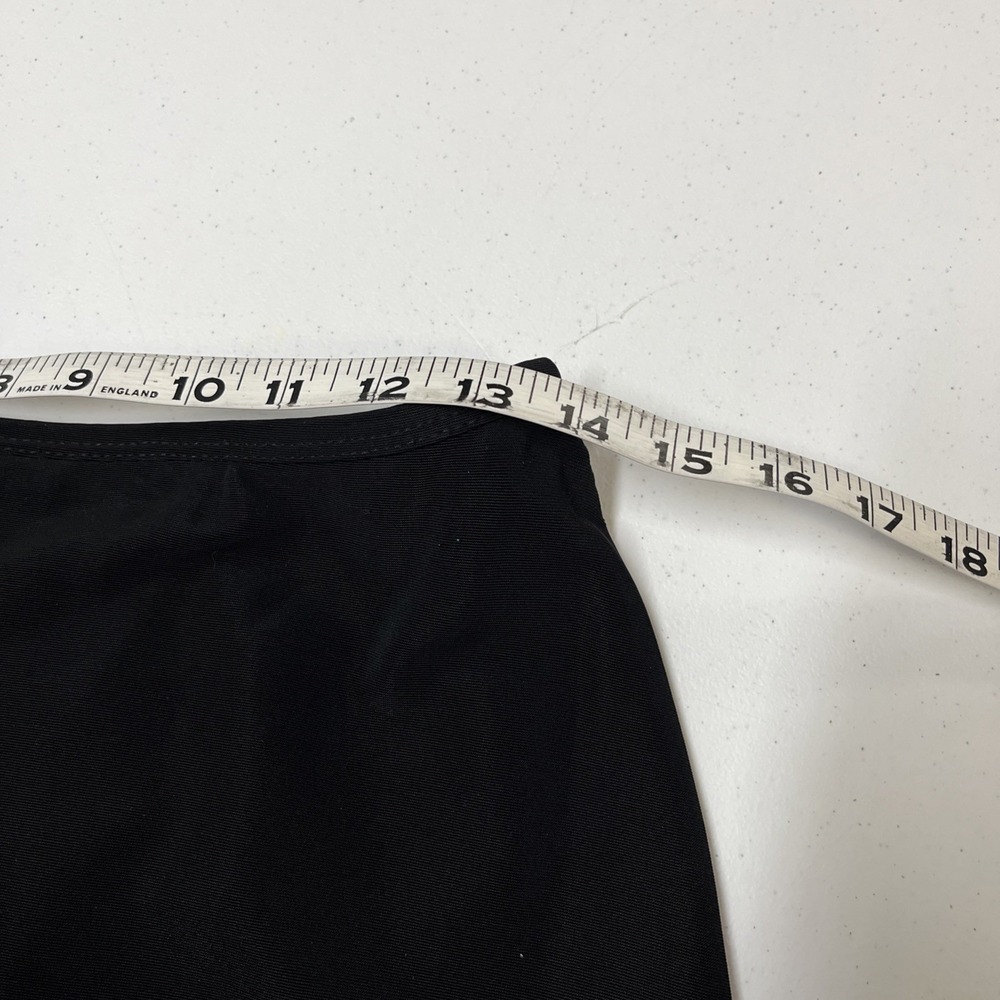 Also Know As Skirt Black Ribbed Jersey Knit Maxi Size M Capsule Minimalist Chic - Picture 4 of 8